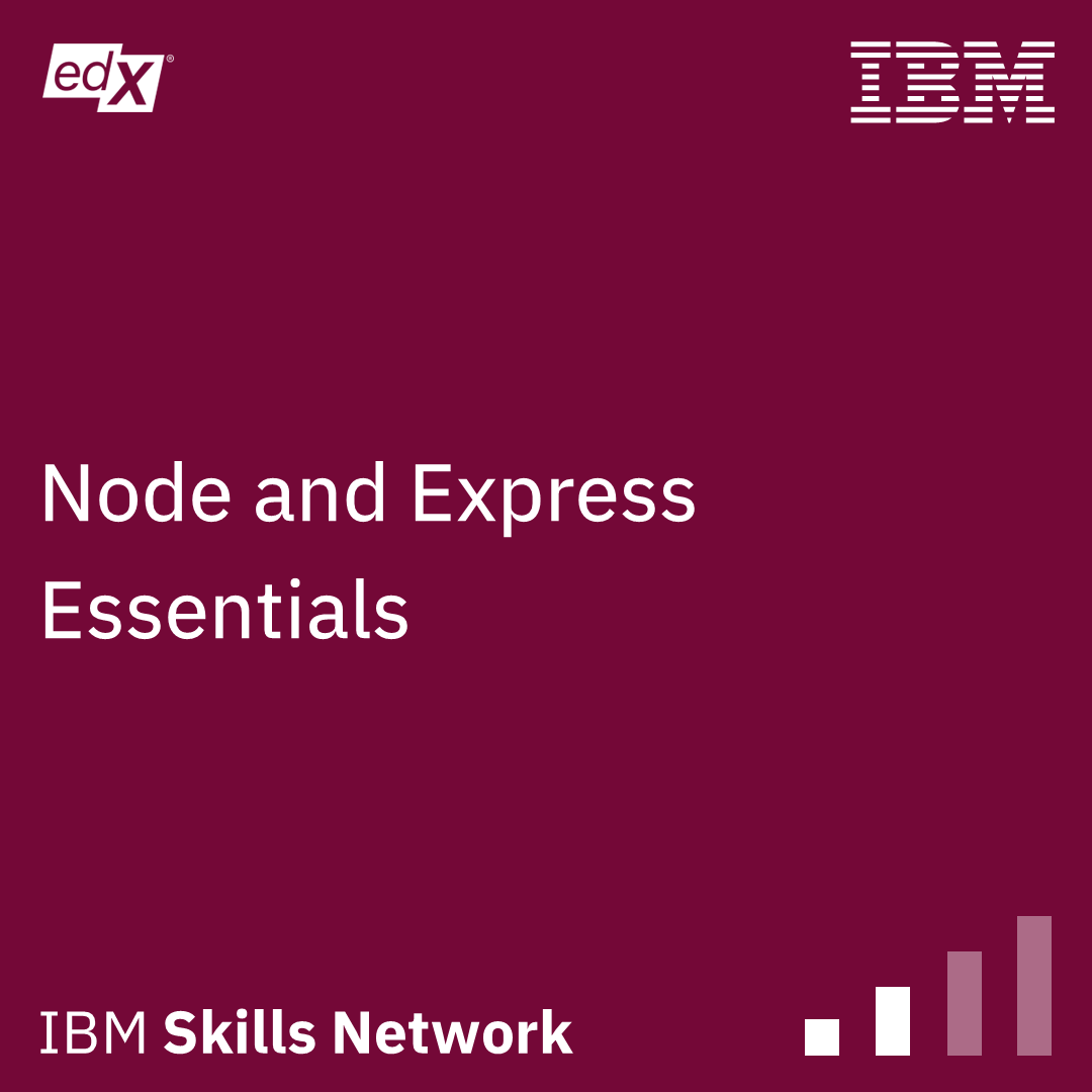 IBM Skills Network Node and Express Essentials badge